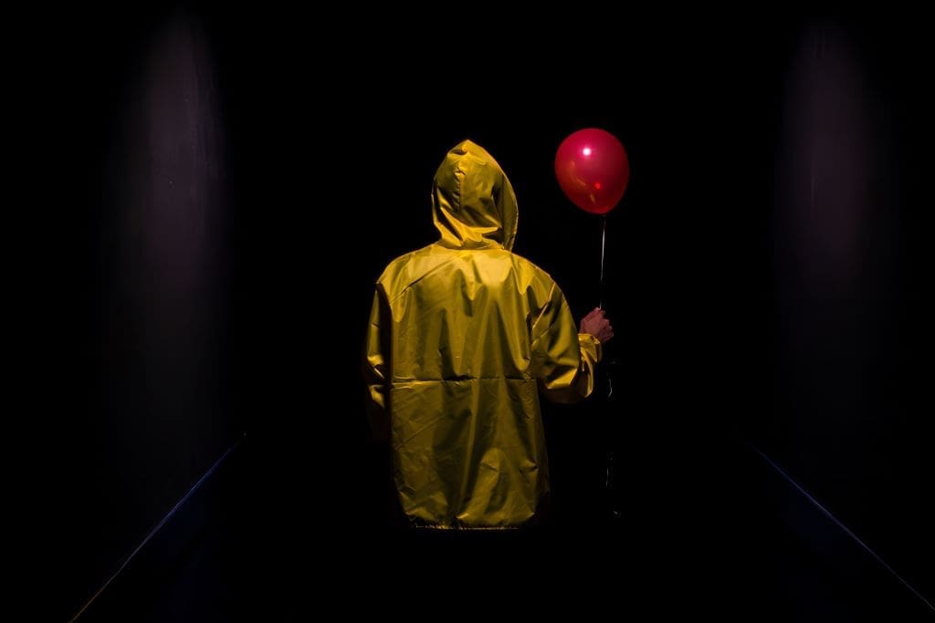 Boy in Yellow Coat with Red Balloon from Stephen King's IT