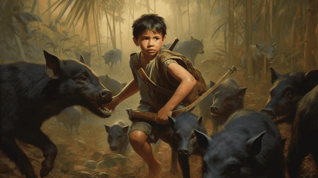 Hunting Wild boar in William Goldings Lord of the Flies 1024x574 1