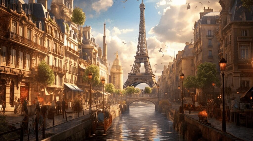 Idealistic Image of Paris
