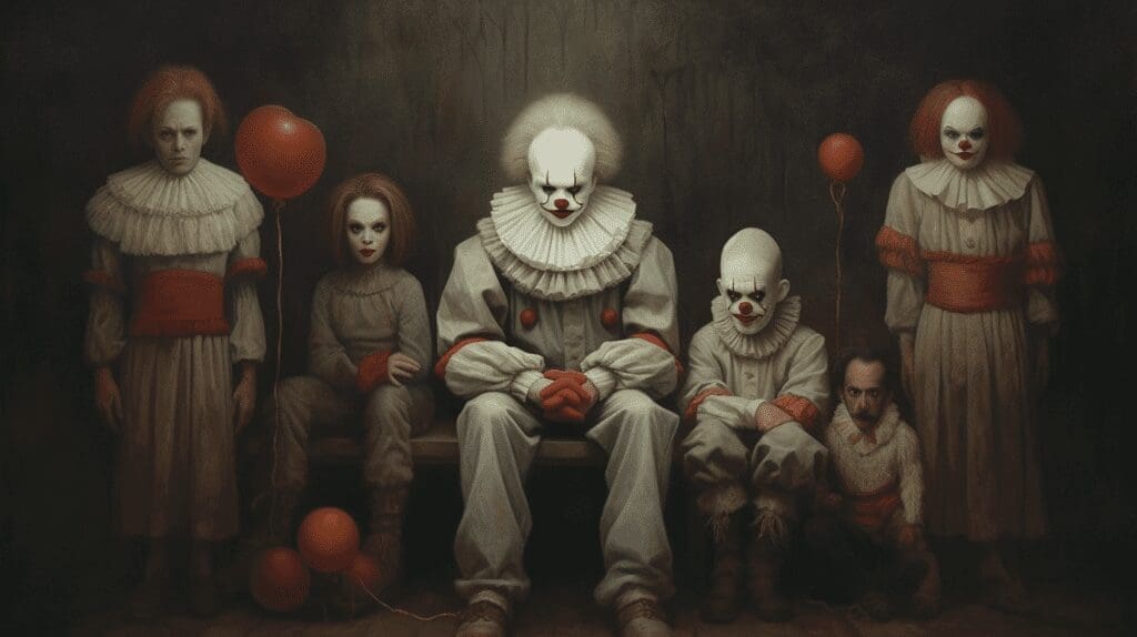 Stephen King IT Clown family