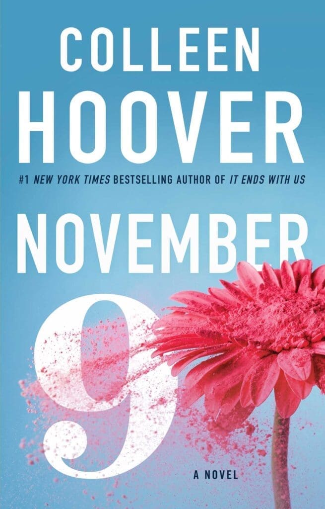 Paperback blue and pink flower November 9