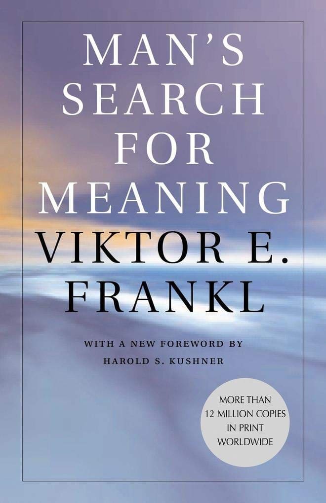 Paperback Cover of Man's Search for meaning Purple