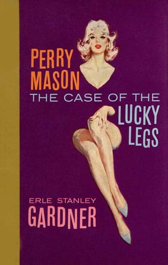Original cover of Perry Mason book a case of the lucky legs