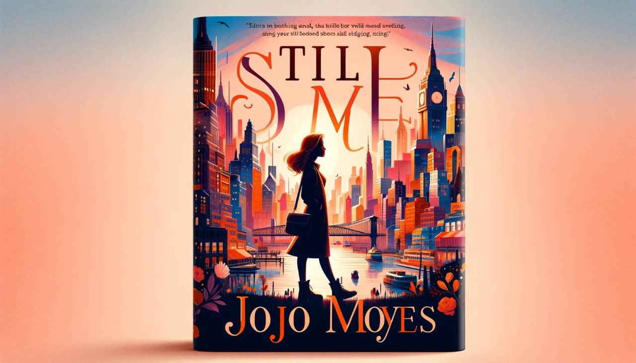 Woman walking in new York Book Cover - Still Me Book Review Jojo Moyes